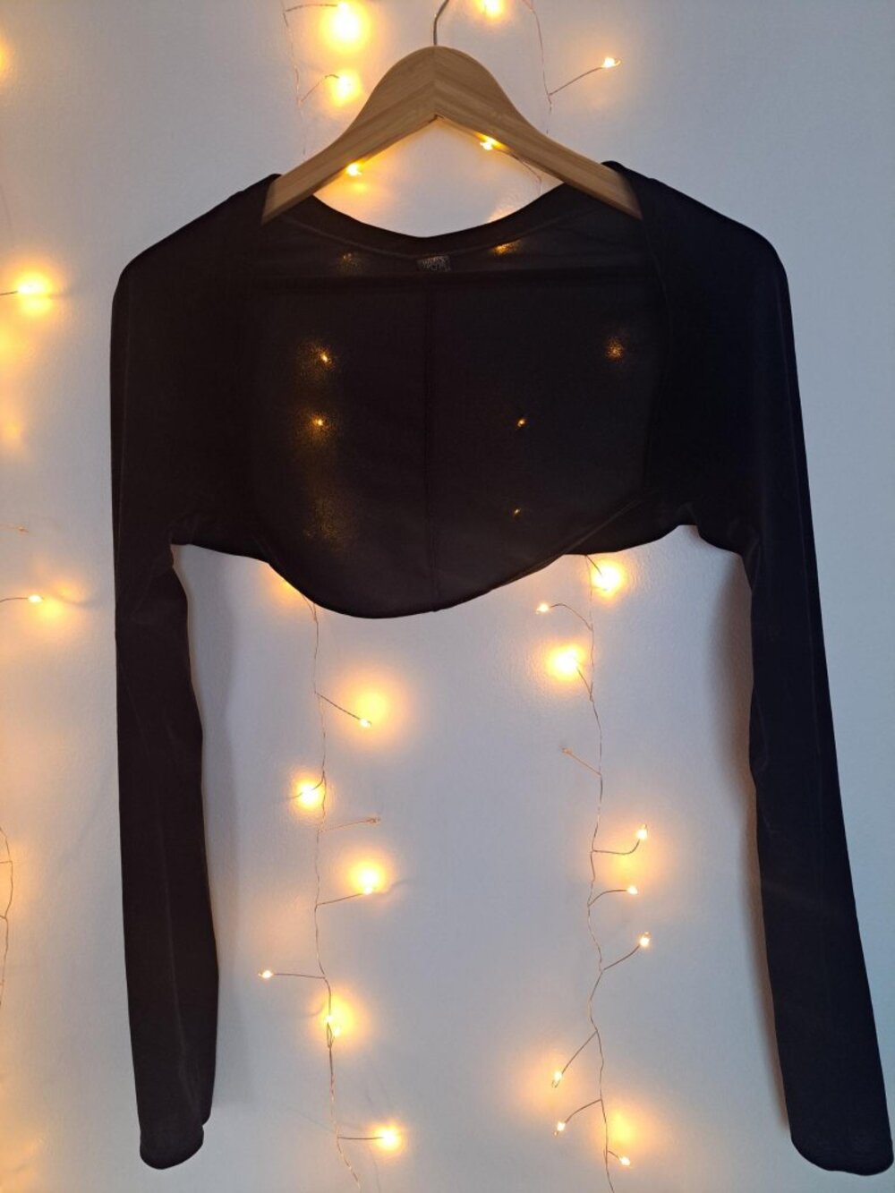 OnlyHearts Black Velvet Bolero